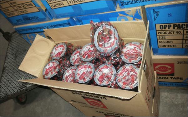 Gewebeband, Klebebandverpackung. JPG