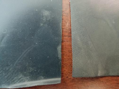 gepr&auml;gte PVC-Folie schwarz