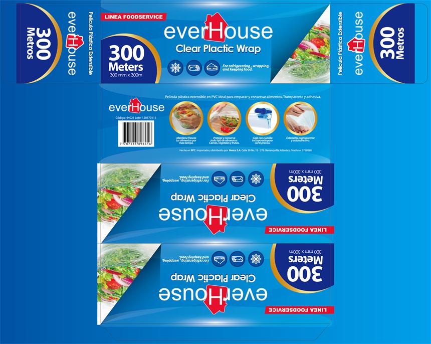 PVC-Frischhaltefolie Farbbox