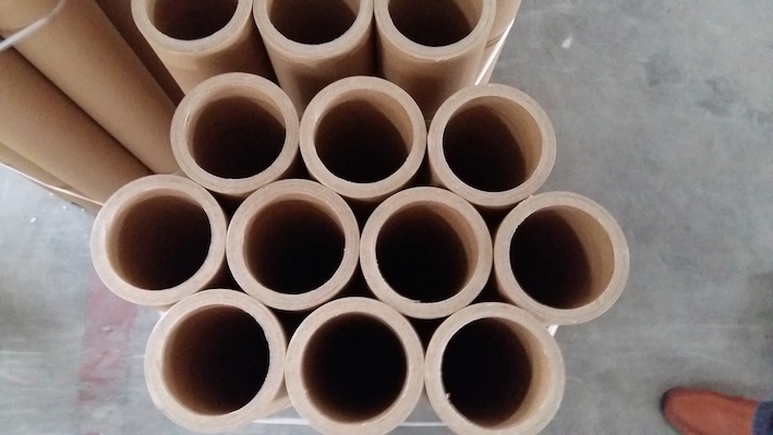 Plastikfilmpapierkern